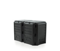 Компостер садовий Просперпласт 800Л чорний, 2-сегменти (IKLM800C-S411)