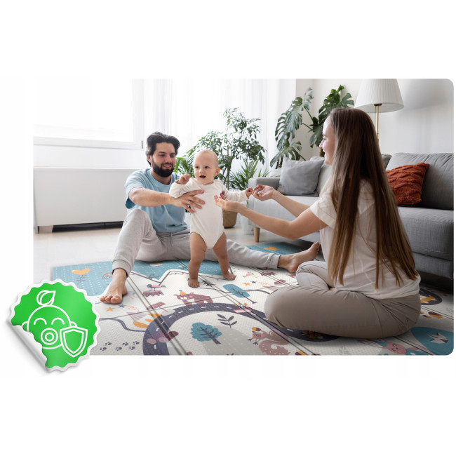 Килимок для розвитку 180x200 Nukido (Польща)