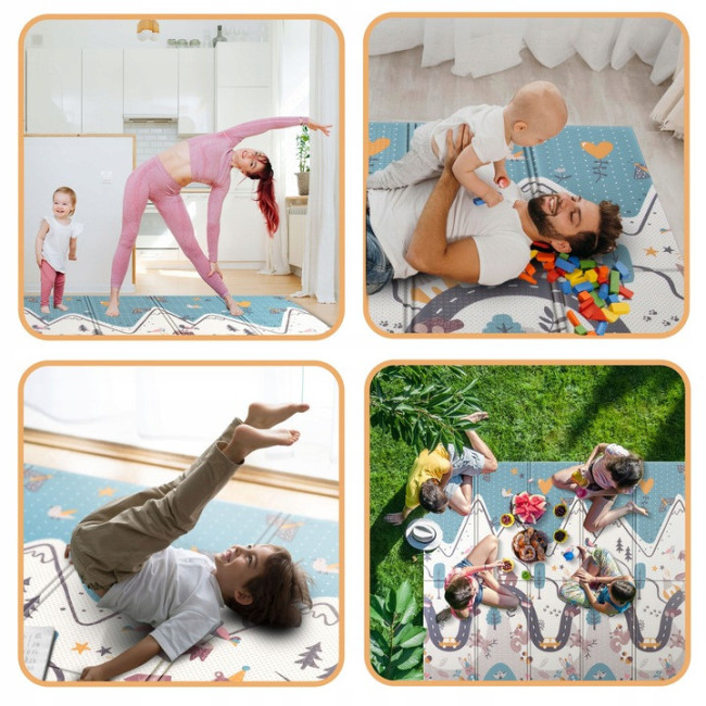 Килимок для розвитку 180x200 Nukido (Польща)