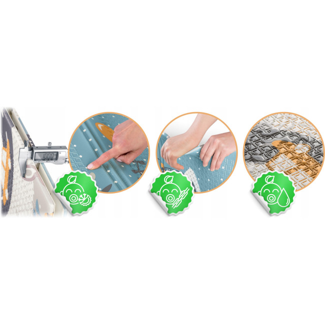 Килимок для розвитку 180x200 Nukido (Польща)