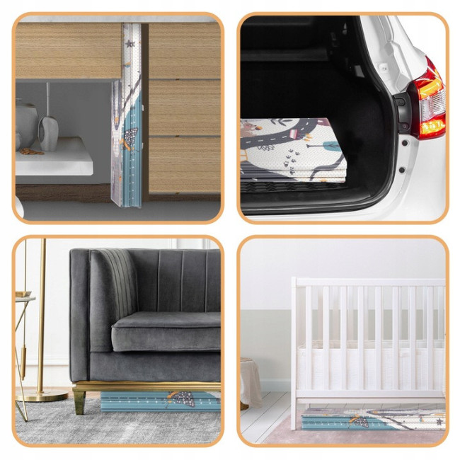 Килимок для розвитку 180x200 Nukido (Польща)