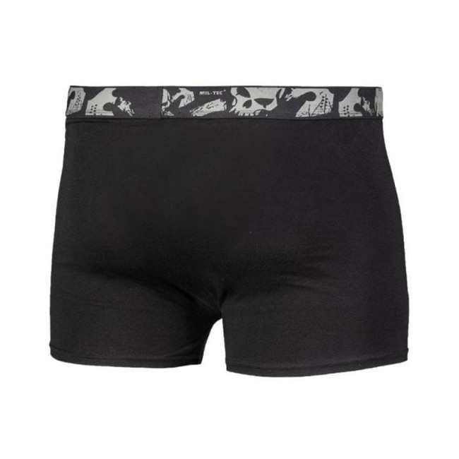 Труси-шорти MIL-TEC Boxer Shorts Skull, 2 шт в комплекті (11200102) Чорний