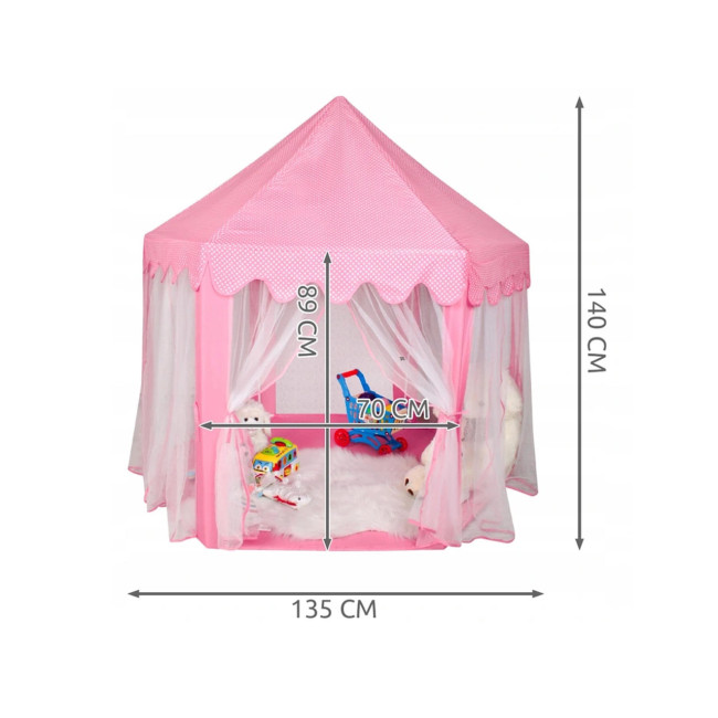 Палатка детская игровая розовая (Польша)