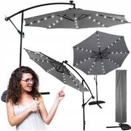 Зонт садовый Carruzzo с LED подсветкой 3м (Польша)