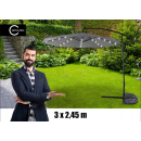 Парасолька садова Carruzzo з LED підсвічуванням 3м (Польща)