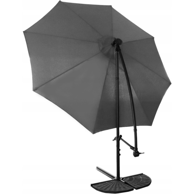 Зонт садовый Carruzzo с LED подсветкой 3м (Польша)