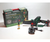 Пилка цепная аккумуляторная PARKSIDE 12 В PGHSA 12 C3 + аккумулятор PARKSIDE PAPK 12 A4 (12V 2Аh)