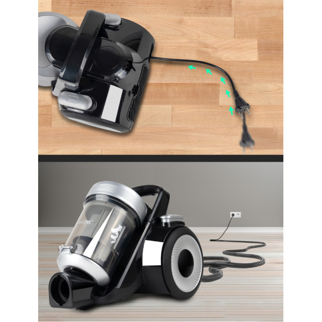 Пилосос безмішковий 12в1 MalTec TURBO CYCLONE (Польща)