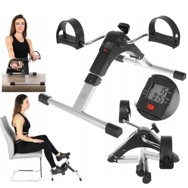 Велотренажер для дома складной Trizand 9642 спортивный мини велосипед