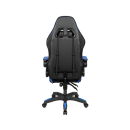 Крісло геймерське Kruger&Matz GX-150 з підставкою для ніг Black/Blue