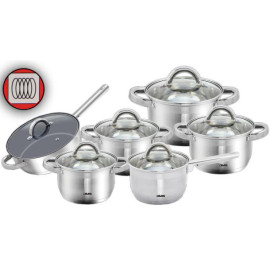 Набір каструль із неіржавіючої сталі DMS TSE2012C