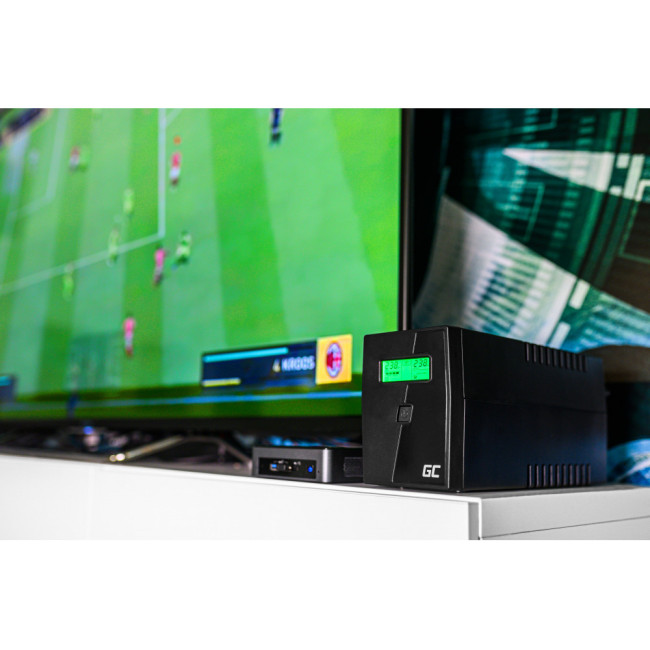 Источник беcперебойного питания UPS Green Cell 1000VA 600W Power Proof