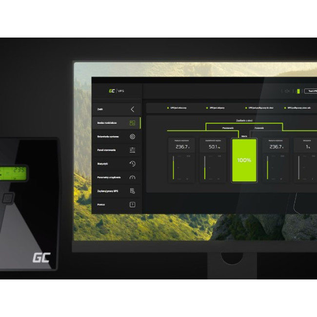 Источник беcперебойного питания UPS Green Cell 1500VA 900W Power Proof (UPS04)
