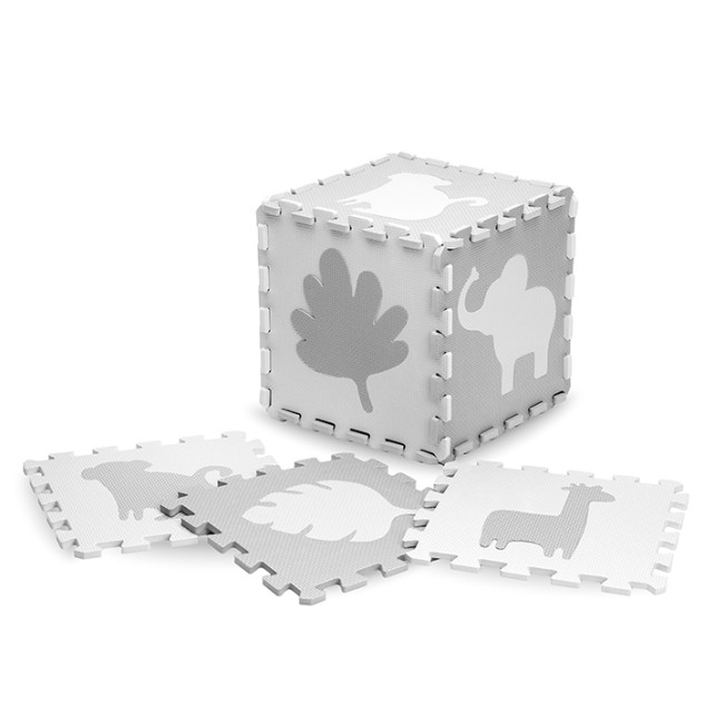 Детский коврик-пазл MoMi ZAWI Grey