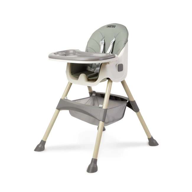 Стульчик для кормления 2в1 Caretero Bill Grey