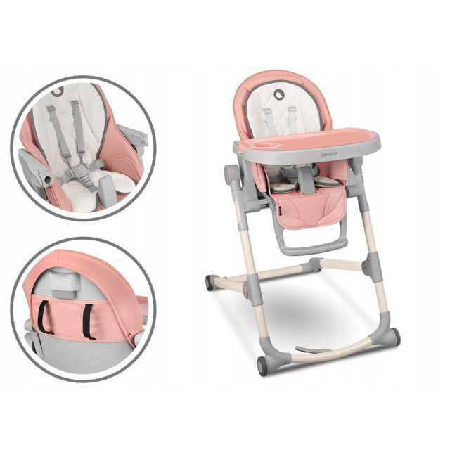 Стульчик для кормления Lionelo Cora BUBBLEGUM