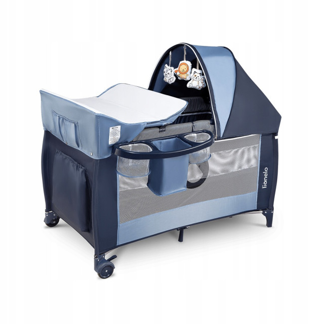 Ліжечко-манеж Lionelo SVEN BLUE NAVY