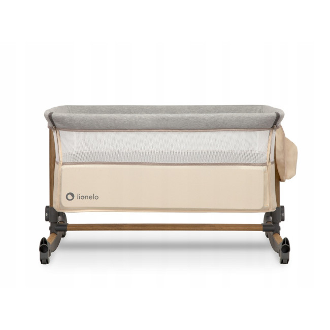 Кроватка приставная 3в1 Lionelo Leonie Beige Sand