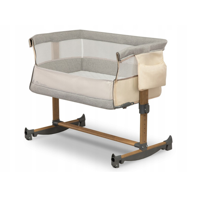 Кроватка приставная 3в1 Lionelo Leonie Beige Sand