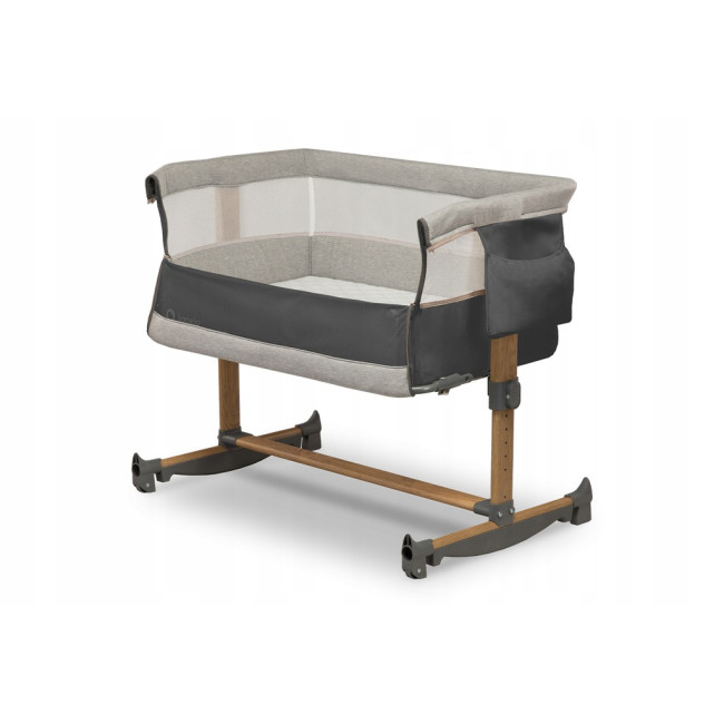 Кроватка приставная 3в1 Lionelo Leonie Grey Stone