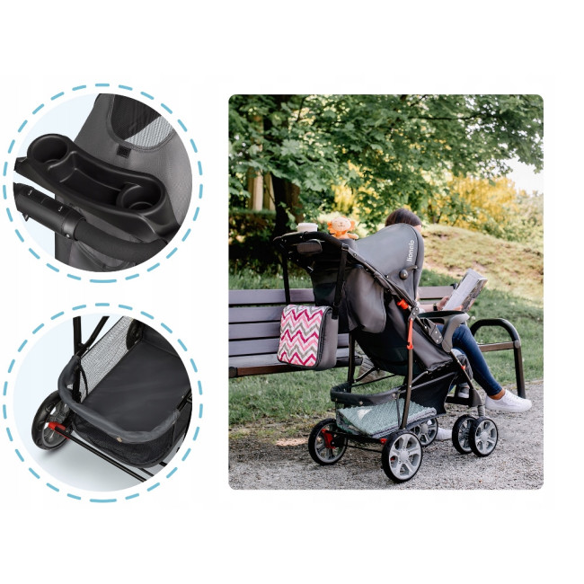 Прогулочная коляска Lionelo Emma Pink Scandi