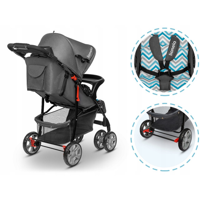 Коляска Lionelo Emma Plus Blue Scandi