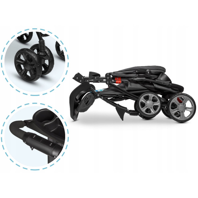 Коляска Lionelo Emma Plus Blue Scandi