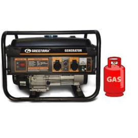 Генератор ГАЗ/бензиновий GREENMAX MB3600B 2.5/2.8 кВт із ручним запуском