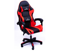 Кресло геймерское DIEGO с массажем черно-красное