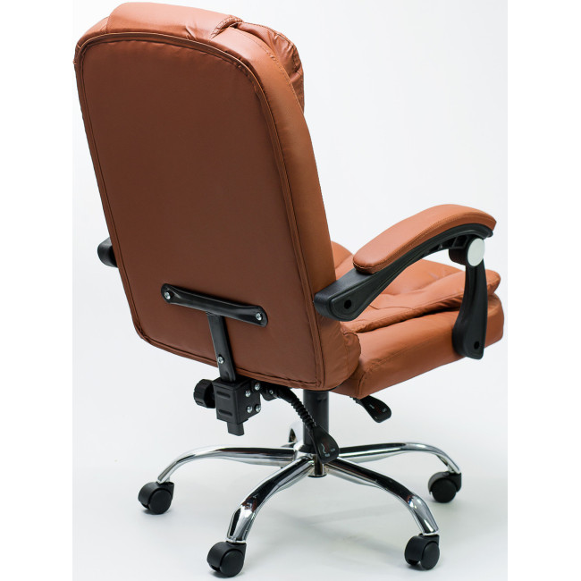 Офісне крісло Diego з масажем коричневе