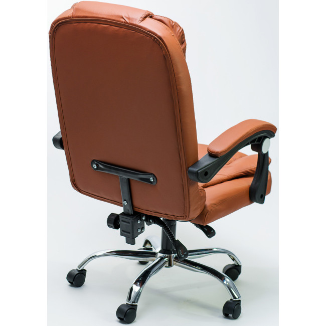 Офісне крісло Diego з масажем коричневе