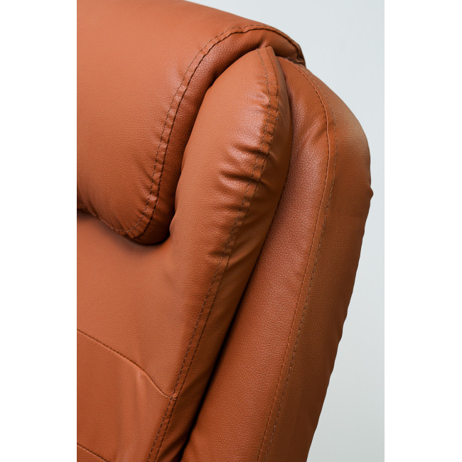 Офісне крісло Diego з масажем коричневе