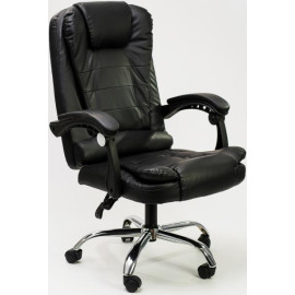 Кресло офисное Diego с массажем черное
