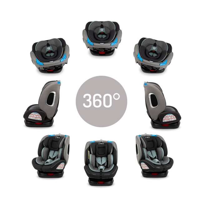 Автокрісло MoMi Tordi ISOFIX 0-36кг Бірюзовий