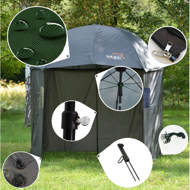 Зонт для рыбалки Hokkaido 170x220см (Польша)