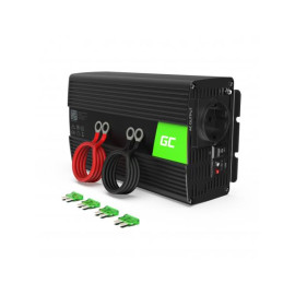 Преобразователь Напруження Інвертор Green Cell 12V на 230V 1000W/2000W Чиста Синусоїда