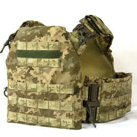 Разгрузка плитоноска IRR Cordura 500D Мультикам (molle coyote)
