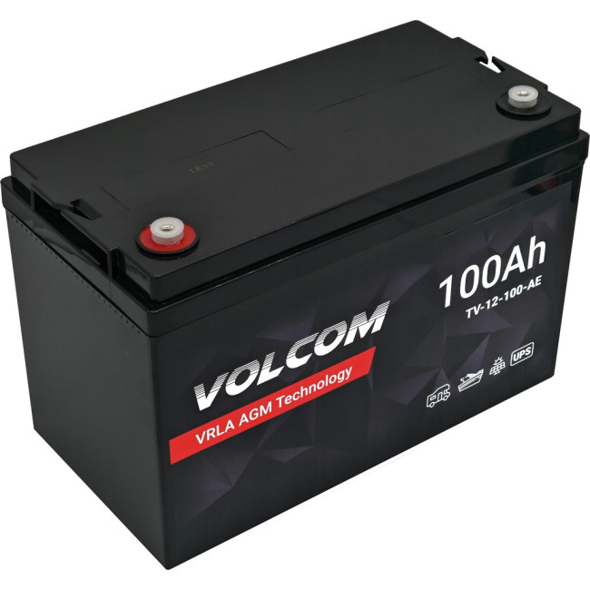 Аккумулятор AGM Volcom 12V 100Ah VRLA