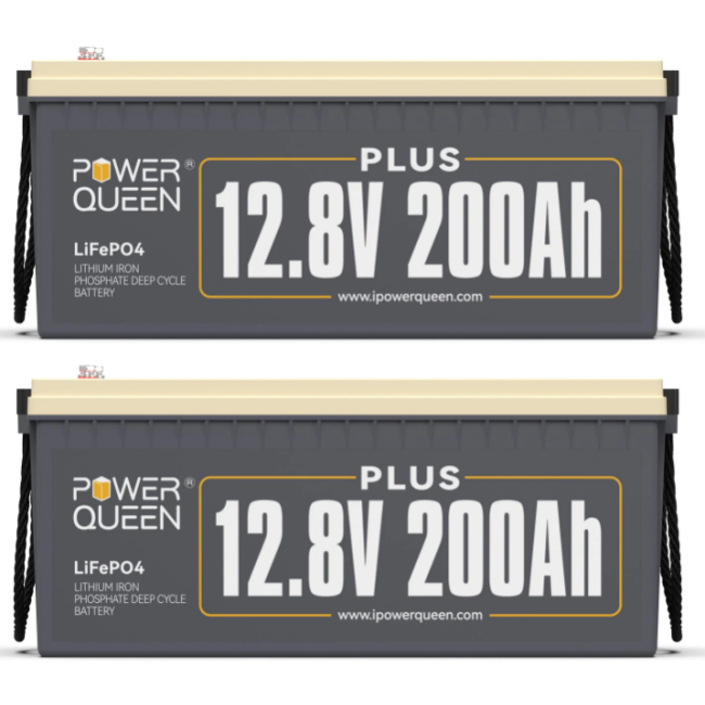 Акумулятор LifePo4 200Ач Plus 12,8V 2560Wh BMS PowerQueen (Німеччина)