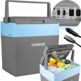 Автохолодильник MalTec 30л 12В/230В сірий (Польща)