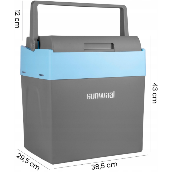 Автохолодильник MalTec 30л 12В/230В сірий (Польща)