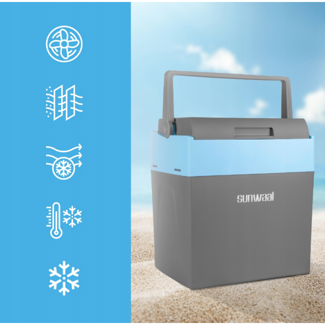 Автохолодильник MalTec 30л 12В/230В сірий (Польща)