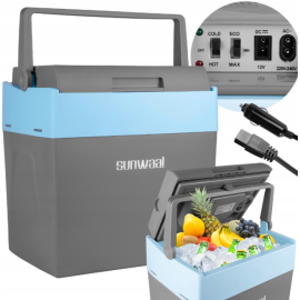 Автохолодильник MalTec 25л 12В/230В сірий (Польща)