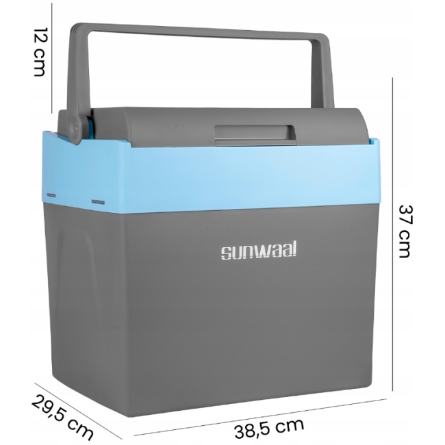 Автохолодильник MalTec 25л 12В/230В сірий (Польща)