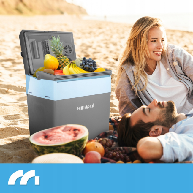 Автохолодильник MalTec 25л 12В/230В сірий (Польща)