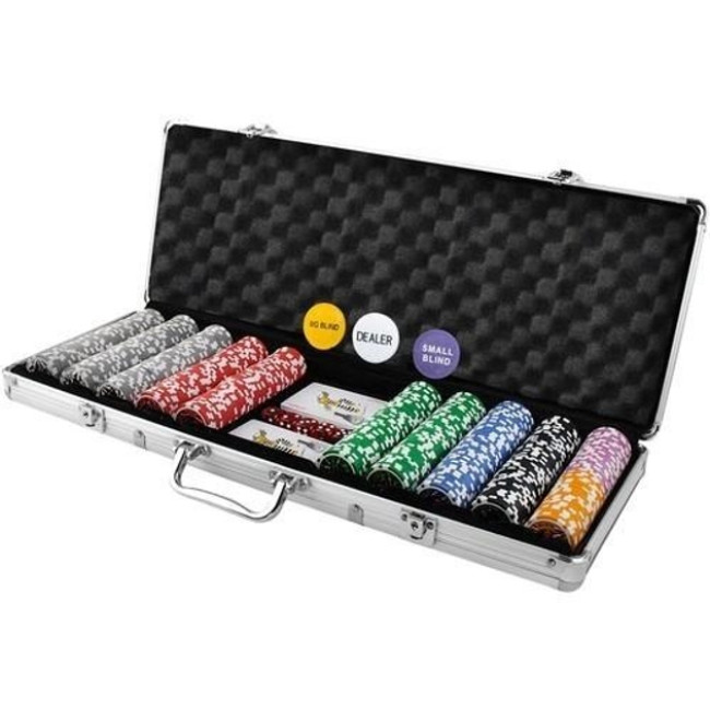 Покер набір Iso Trade, 500 фішок у валізі (9538/23529)