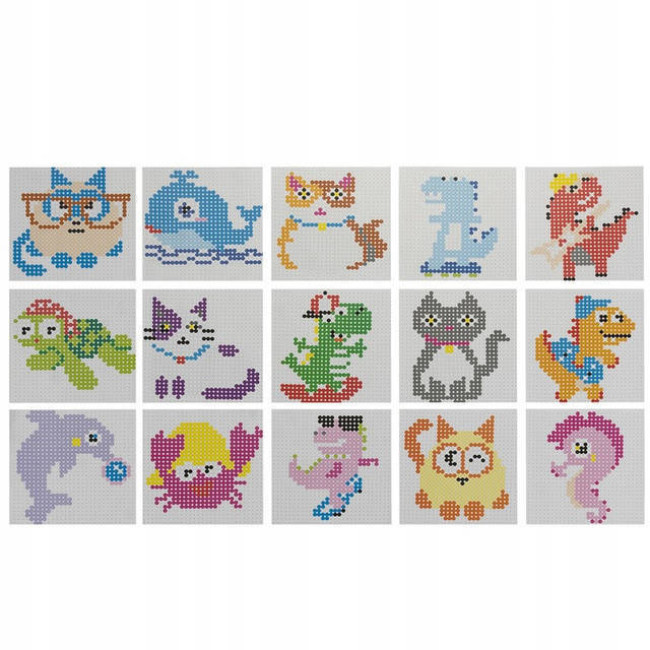 Набор Гладильных бусинок 6500 шт с ковриком Kruzzel (21207) Термомозаика