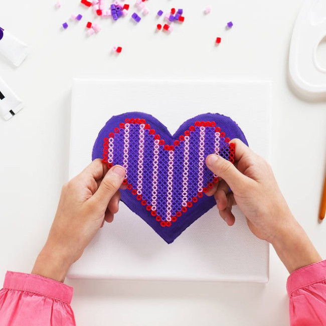 Набор Гладильных бусинок 6500 шт с ковриком Kruzzel (21207) Термомозаика