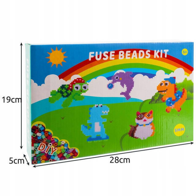 Набор Гладильных бусинок 6500 шт с ковриком Kruzzel (21207) Термомозаика