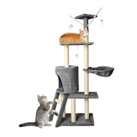 Когтєточка лежанка для кошек Purlov 7927 домік і игровой комплекс на 5 рівнів для декількох домашніх